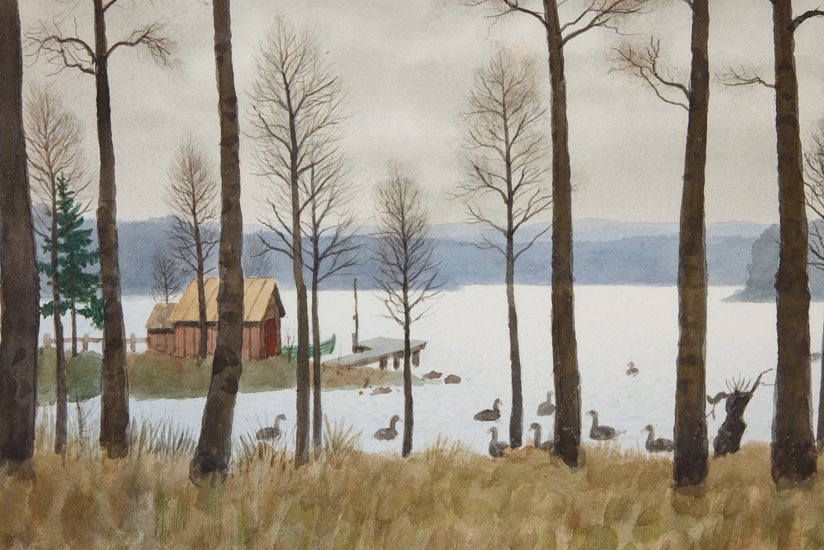 Oskar Bergman | Insjö (1960) | MutualArt