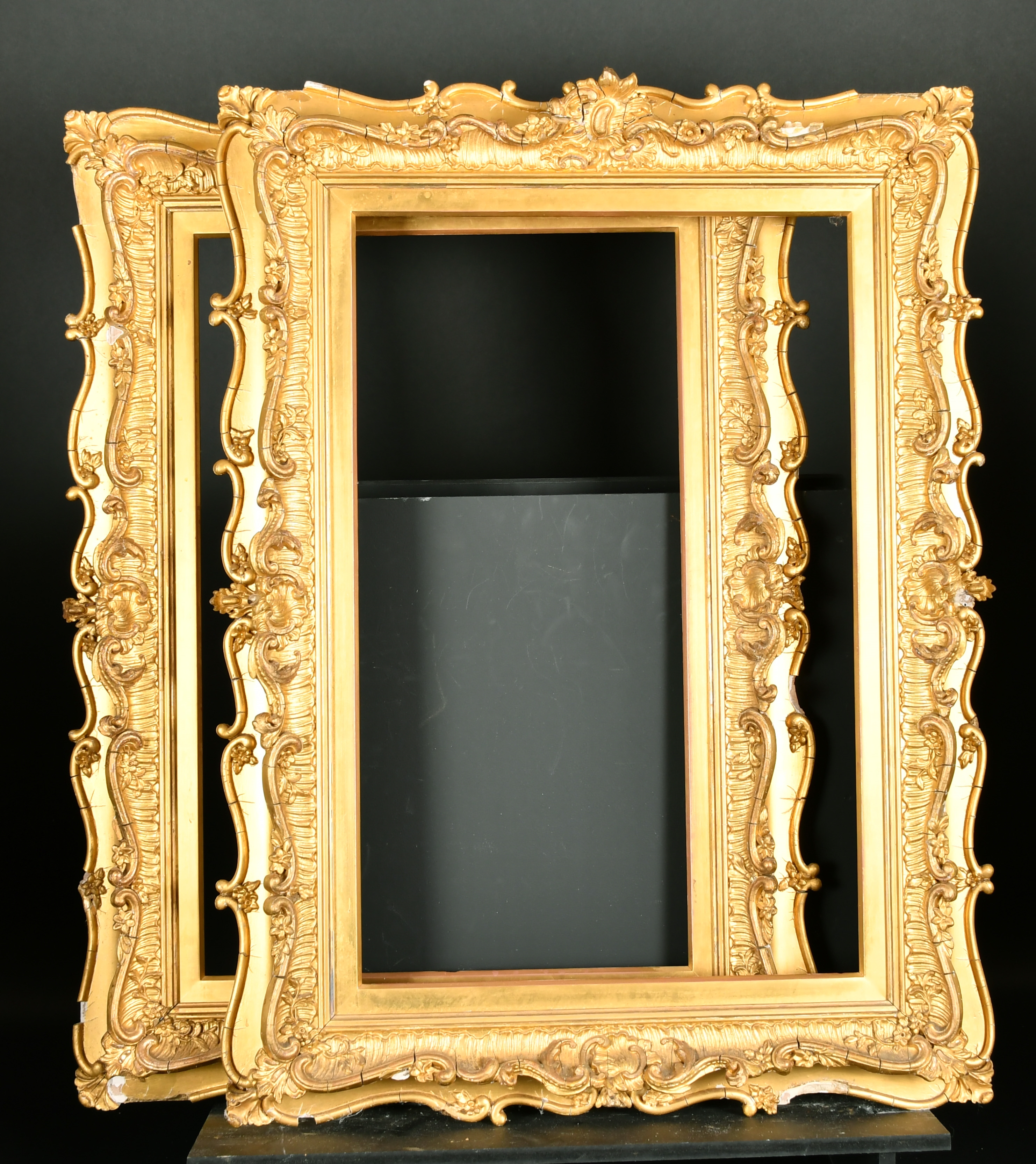 English School, 19th Century | A Pair of Gilt Swept Composition Frames ...