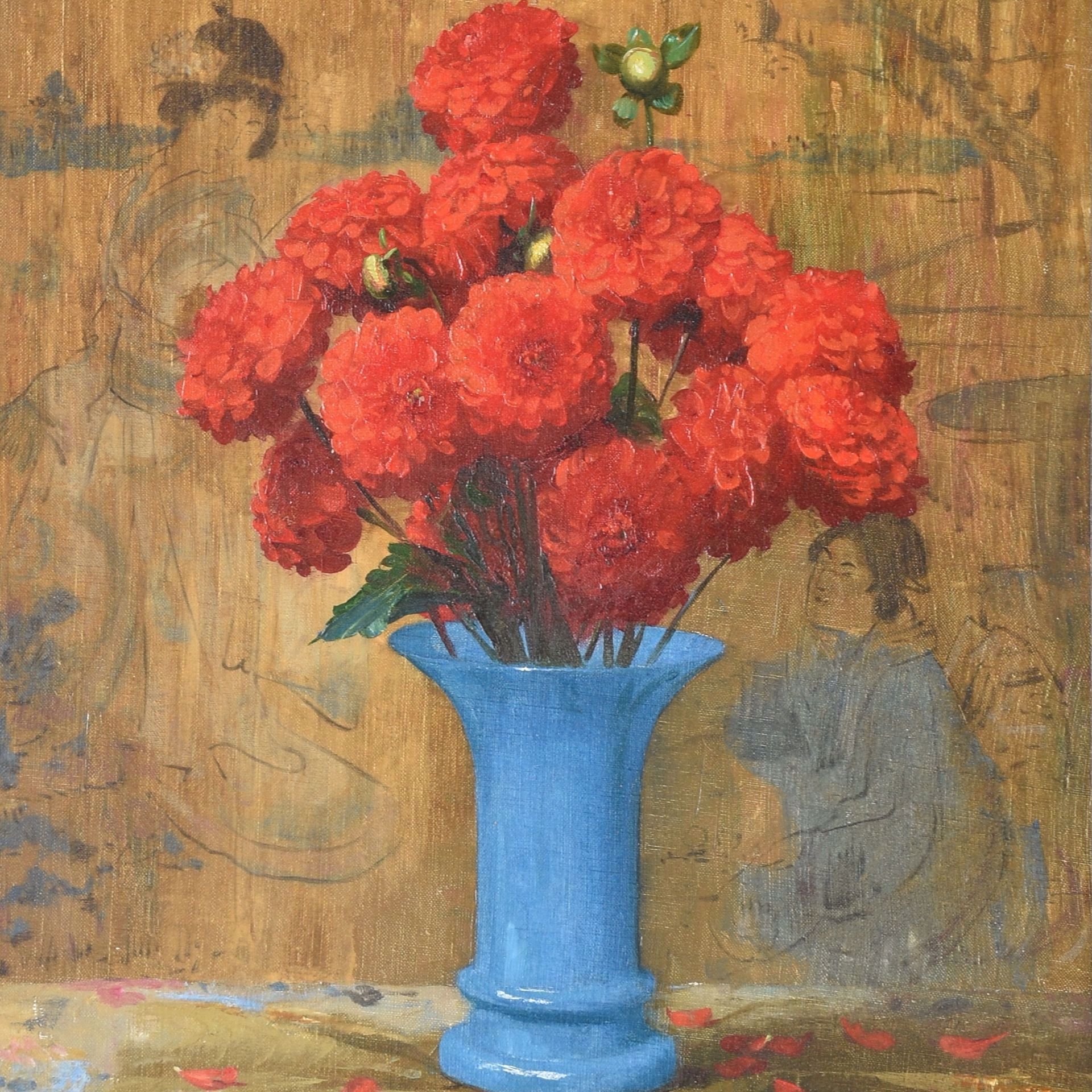 Willy Van Riet | Flower still life | MutualArt