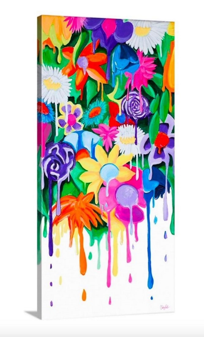 Chelsea Goodrich | The Garden Is Dripping Canvas Reproduction | MutualArt