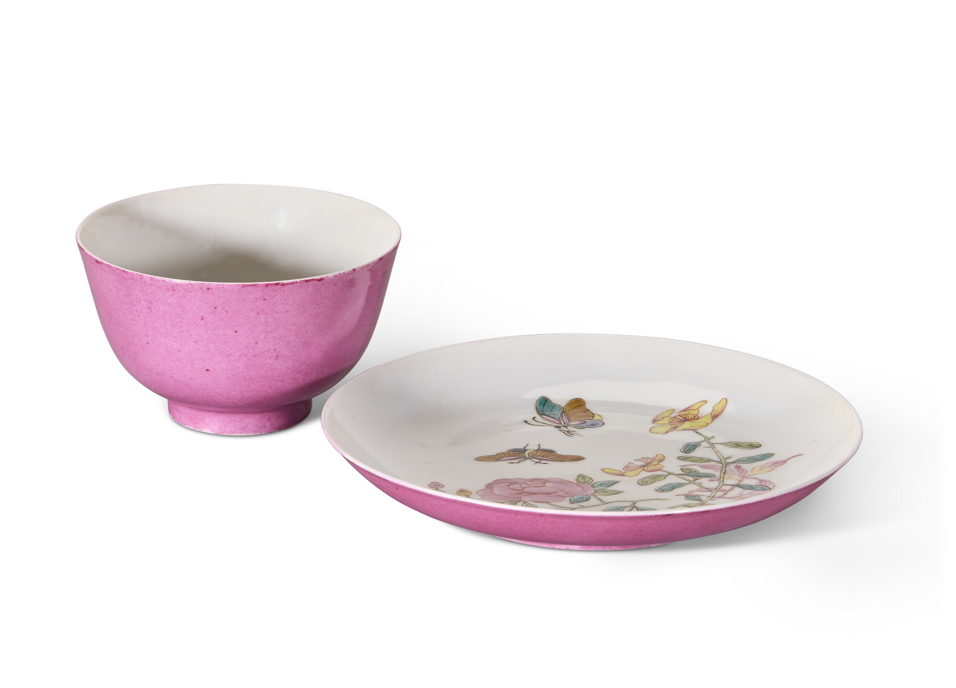Yongzheng | A RUBY-BACK FAMILLE ROSE CUP AND SAUCER (1723 - 1735 ...