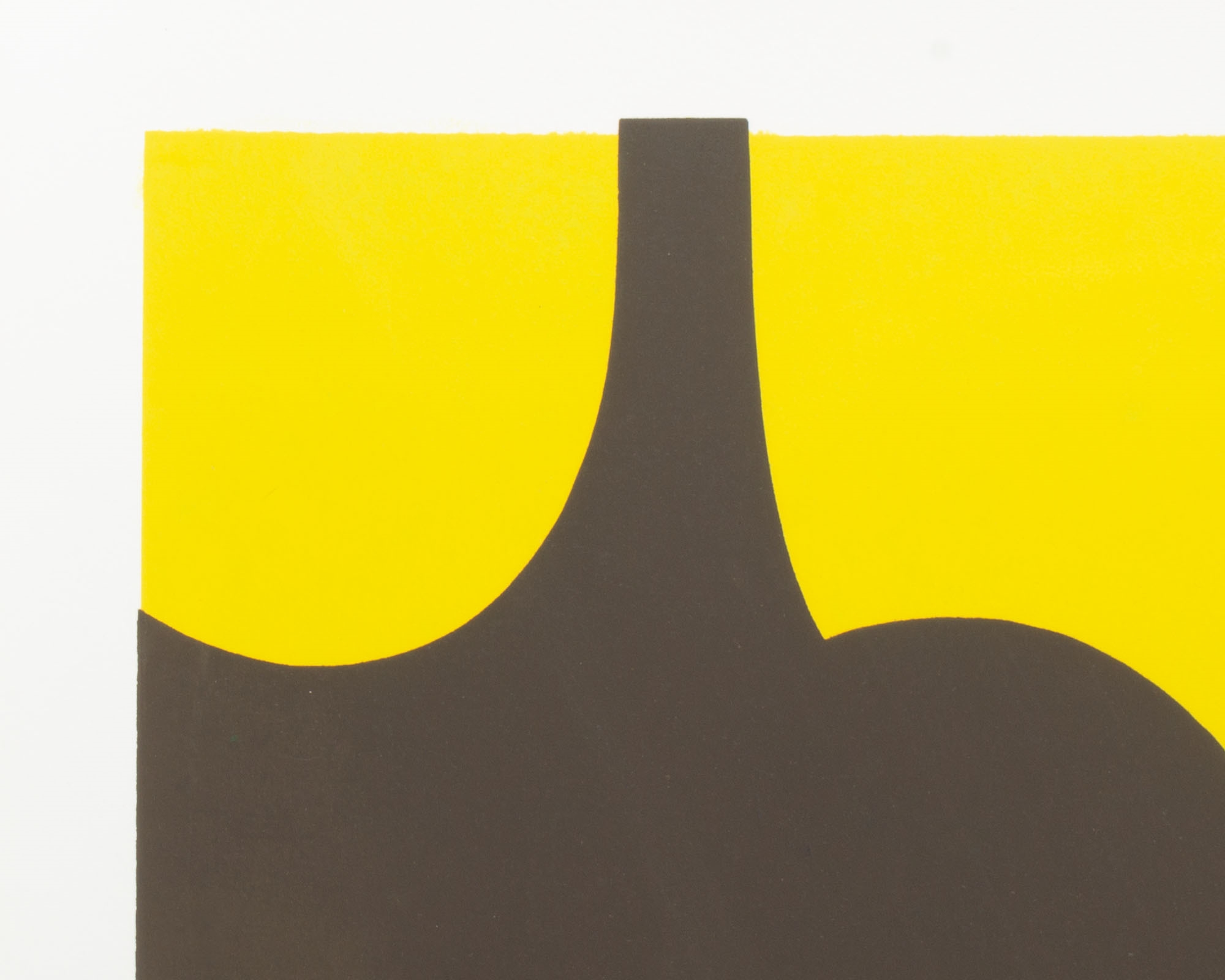 Harry Hilson | Structure Series Abstract Screen Print (1973) | MutualArt