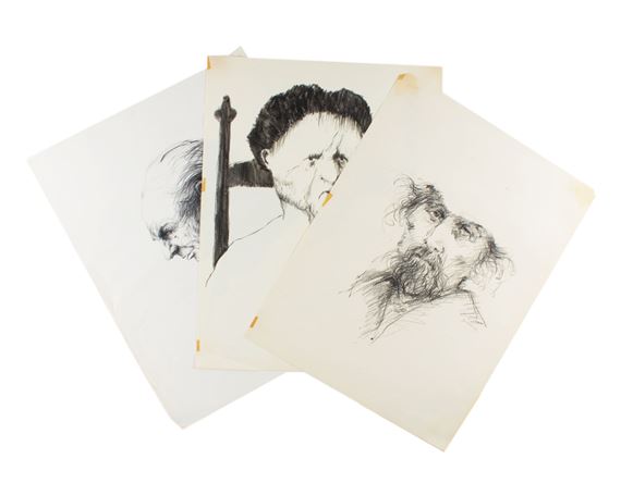 James L. Bruch | Portrait Drawings (1960s) | MutualArt