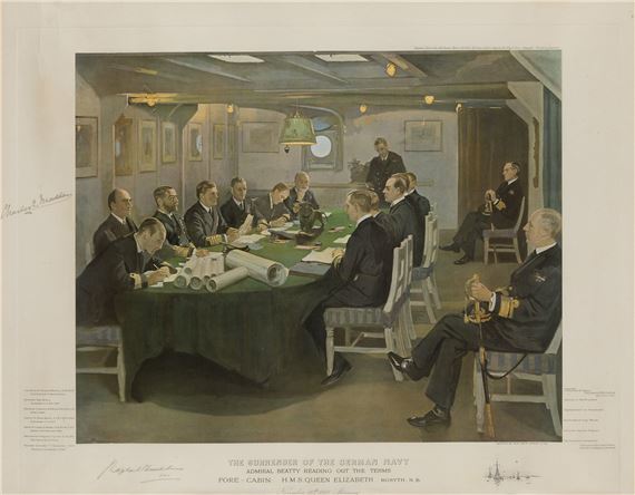 The Surrender of the German Navy November 1918 - John Lavery