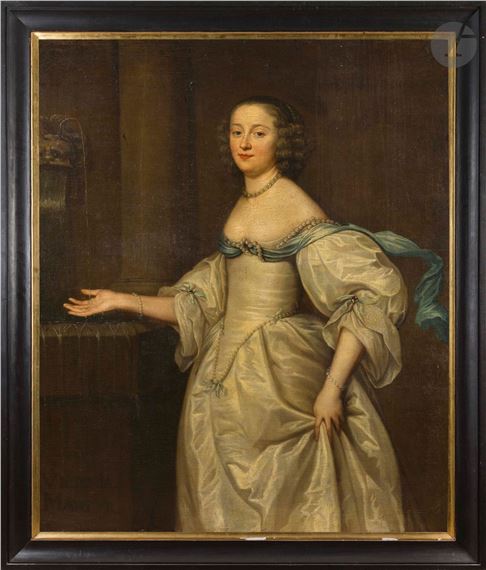 French School, 17th Century | Portrait of a woman at a fountain (ca ...