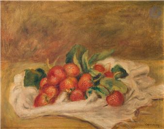 Still life with strawberries