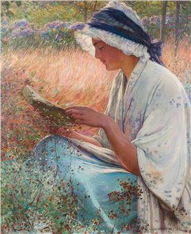 Reader by Louis Welden Hawkins, 1910