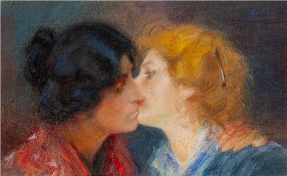 The two friends - José Gallegos y Arnosa