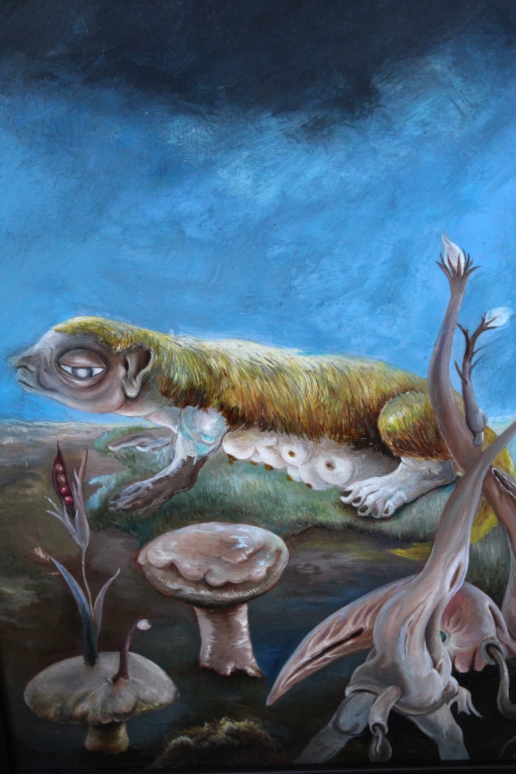 Georges Spiro | surrealist study of a creature in a landscape | MutualArt