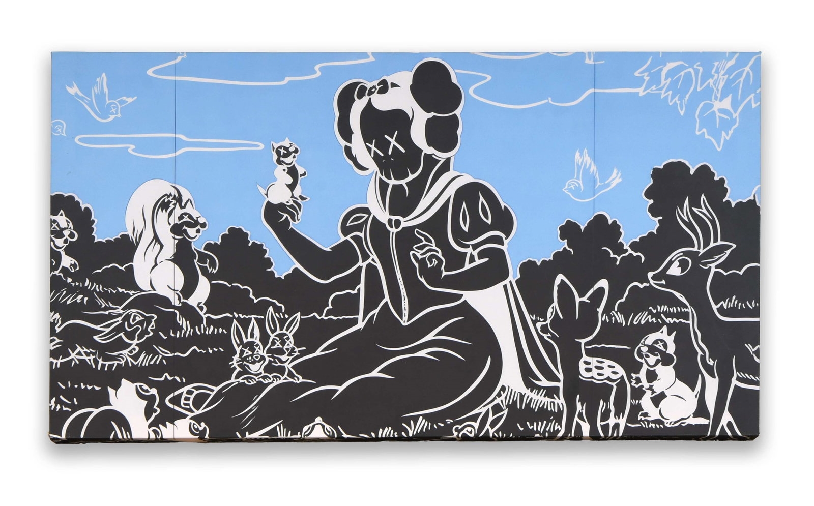 KAWS | KAWS X SNOW WHITE INSPIRED COMPOSITION | MutualArt