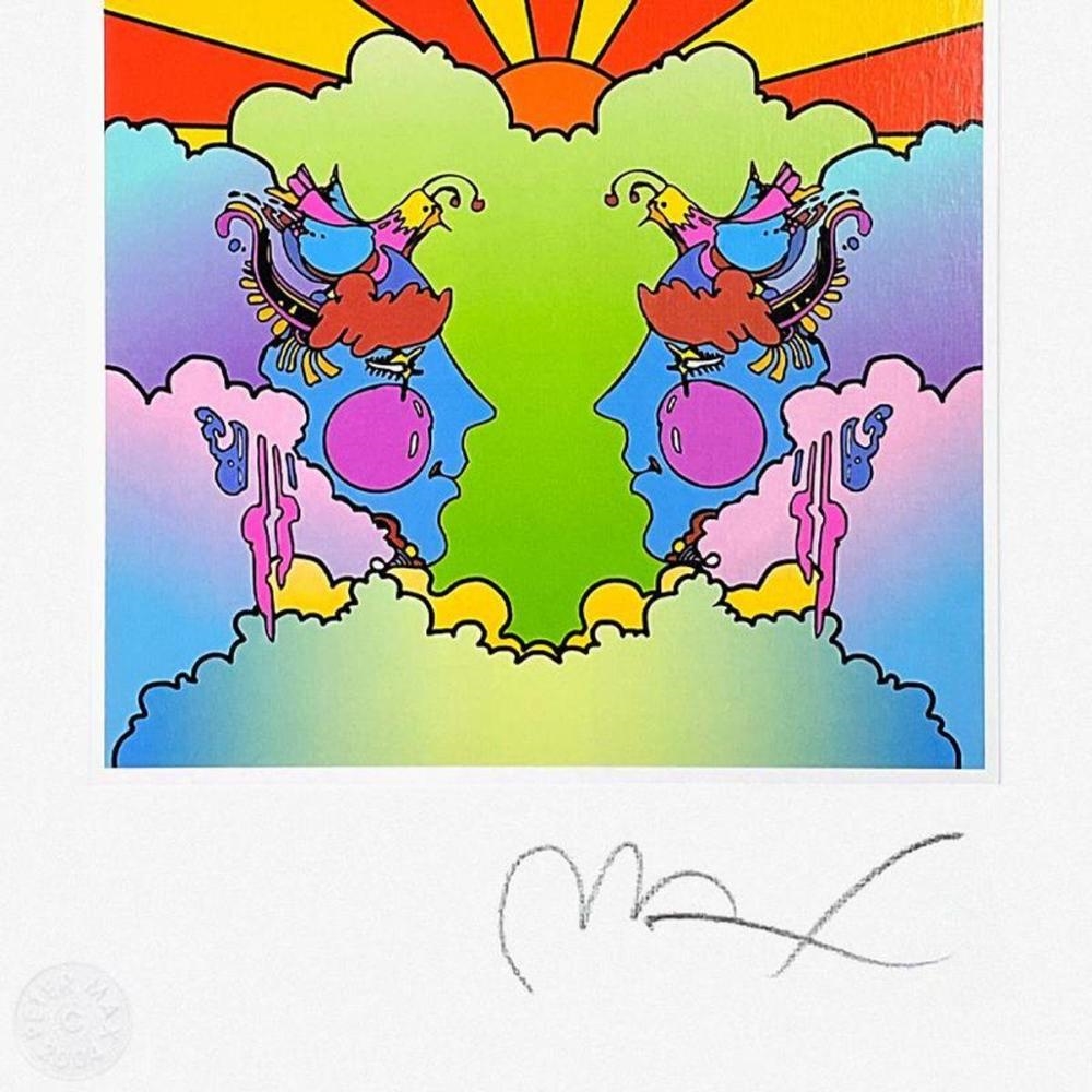 Peter Max | Profile and Sunrise | MutualArt
