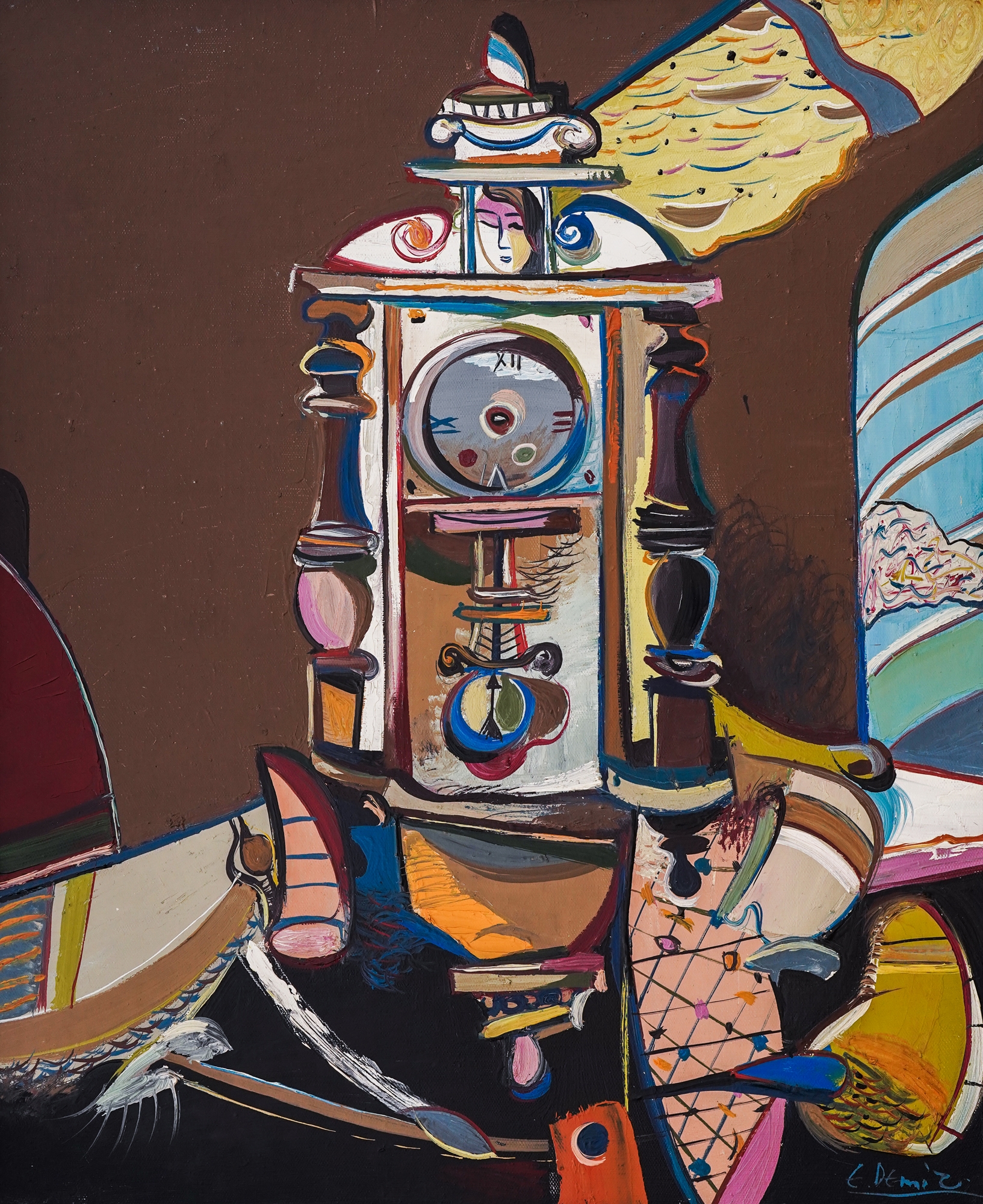 Edmond Demirdjiyan | The clock [1980's (1980s) | MutualArt