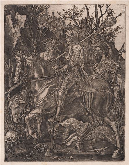 Albrecht Dürer | Knight, Death and the Devil (1513) | MutualArt