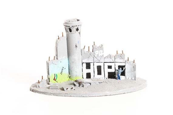 Banksy | The Walled Off Hotel, Part Souvenir Wall Section - Hope ...