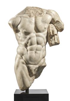 TORSE D’HERCULE EN MARBRE