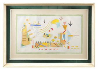 A Watercolour on Paper 'Mild Process