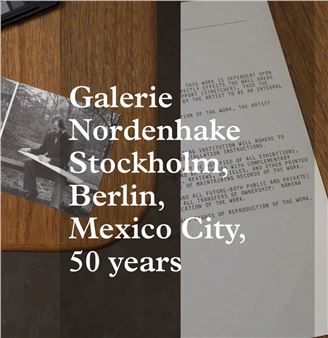 Galerie Nordenhake 50 Years - Galerie Nordenhake, Mexico City