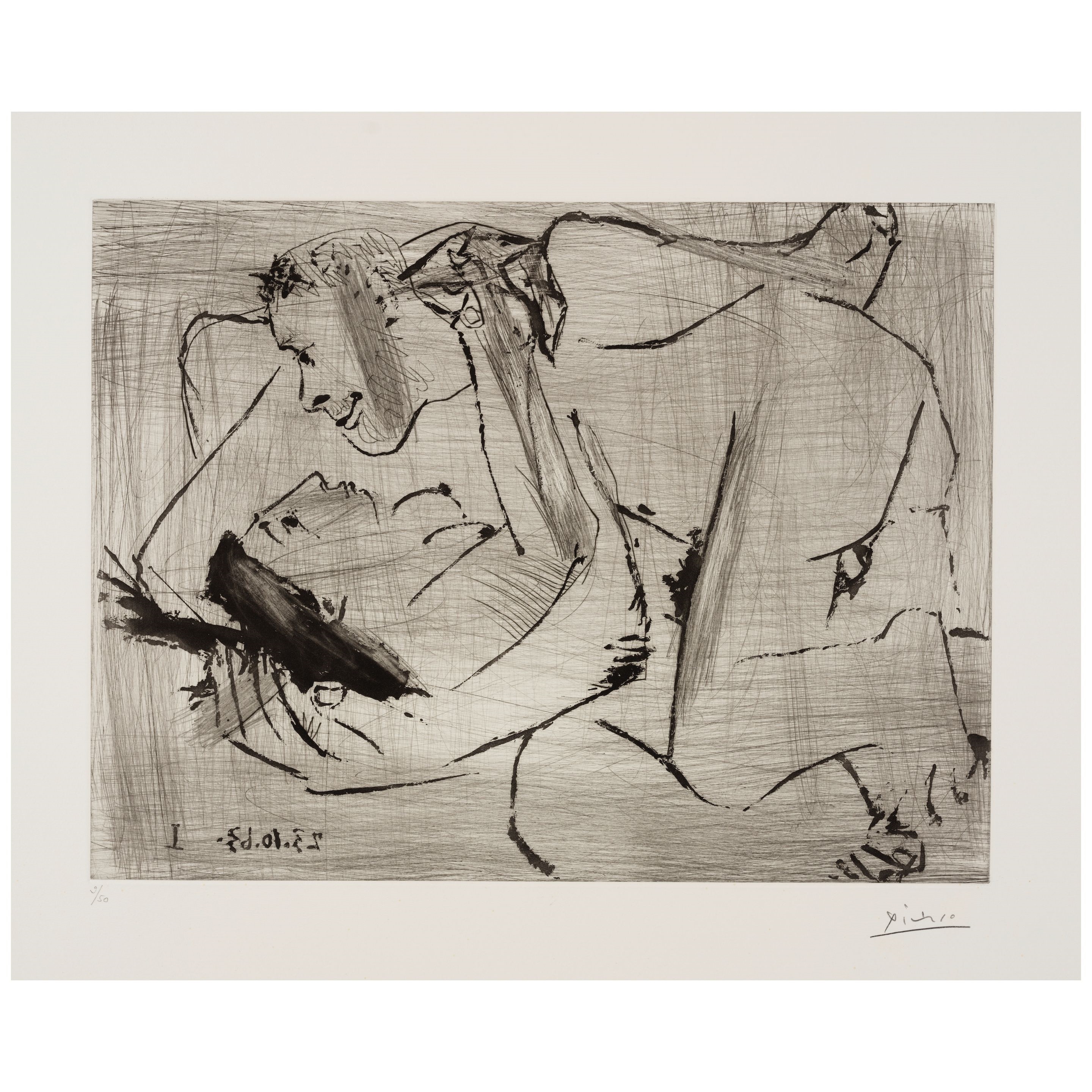 Pablo Picasso | L'Étreinte (1963) | MutualArt
