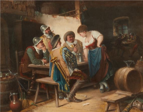 In der Wirtsstube - Carl Schleicher