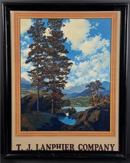 Thy Templed Hills Maxfield Parrish Calendar Top - Mike Larsen