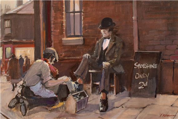 The Shoeshine Man - Tom Brown