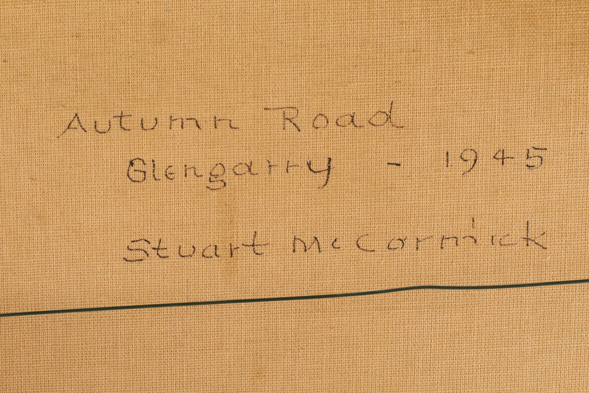 Stuart McCormick | Autumn Road – Glengarry 1945 (1945) | MutualArt