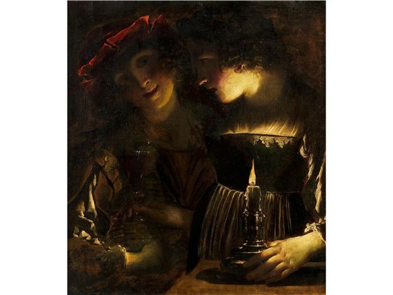 TWO LOVERS BY CANDLELIGHT - Pietro Ricchi