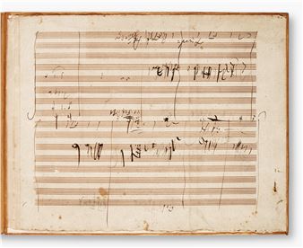 Autograph sketches for the overture "Die Weihe des Hauses", op.124, [1822], UNPUBLISHED
