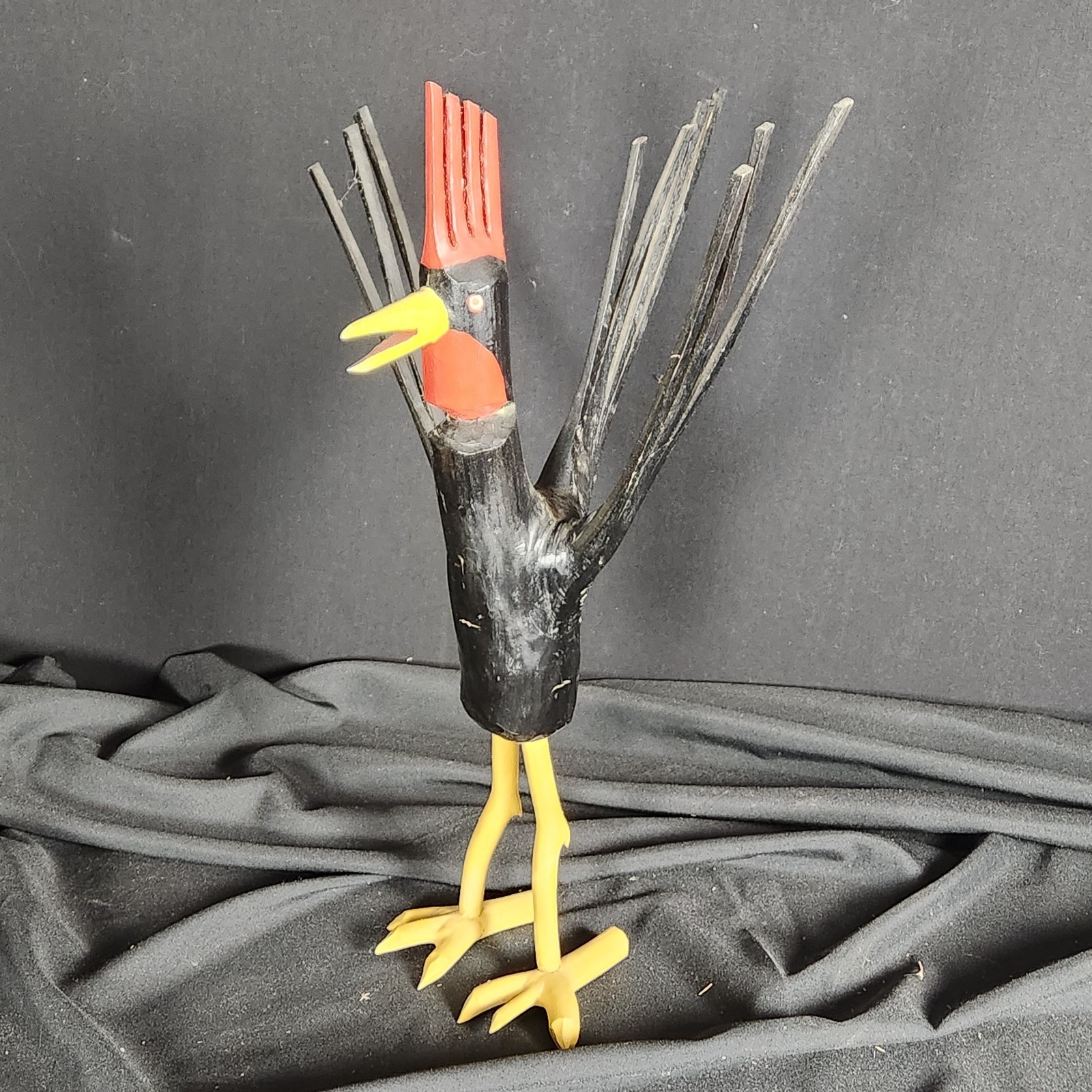 Artwork by Calvin Cooper, Kentucky Folk Artist, Made of Wood carving sculpture