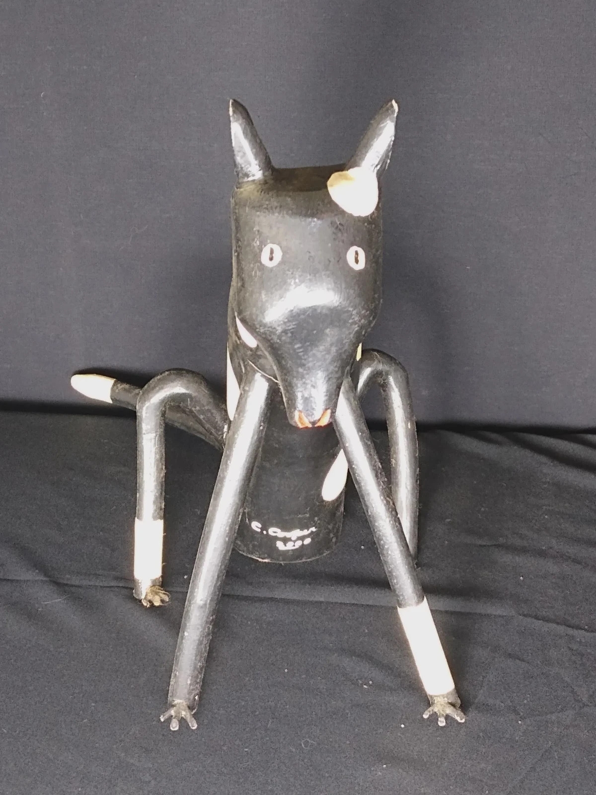 Artwork by Calvin Cooper, Kentucky Folk Artist, Made of Wood carving sculpture