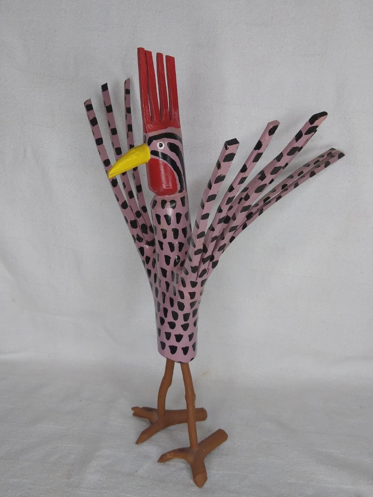 Artwork by Calvin Cooper, Kentucky Folk Artist, Made of Wood carving sculpture
