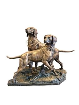 Two Dogs at Rest - Édouard Drouot