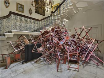 Sculpture, poetry and plenty of chairs: Phyllida Barlow and Daisy Parris at Wolterton