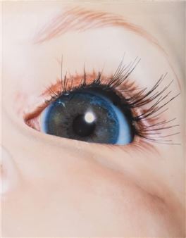 Untitled (Doll's Blue Eye) - Corinna Holthusen