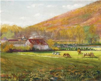 Paisaje (c. 1890-1910) - Darío de Regoyos