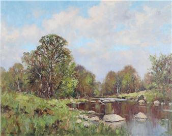River Landscape - J. D. Henderson