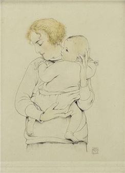 Mother and Child - Walter Sauer