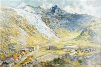 Der Rhonegletscher - Hans Werner Schmidt