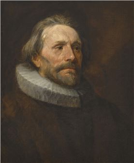Head study of a man in a rufb00 (Portrait of a magistrate)