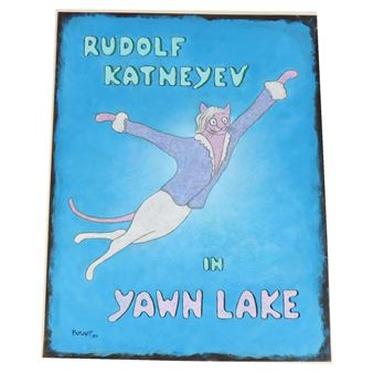 Rudolf Katmeyew in Yawn Lake, cat ballet dancer - Fred Bornet