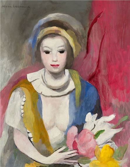 Marie Laurencin | Portrait de jeune femme (1934) | MutualArt