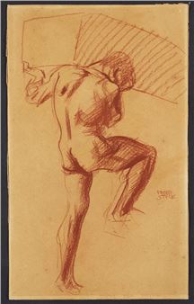 Studie zu Sisyphos - Franz von Stuck