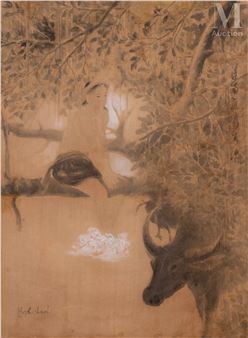 Jeune gardienne de buffles