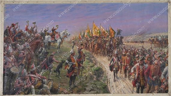 Military parade - Hans Werner Schmidt