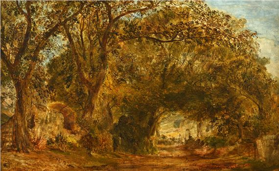 a tree-lined country path - William Joseph Julius Caesar Bond