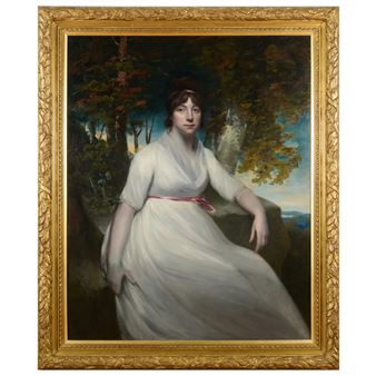 Portrait of Lady Elizabeth Wiltbreach, née Grey - English School, 19th Century