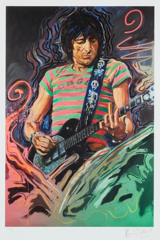 Ronnie Wood | 523 Artworks at Auction | MutualArt
