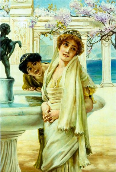A Difference of Opinion - Lawrence Alma-Tadema