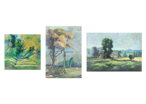 Autumn Shadows, On Barlow Heath, Untitled Work - Arthur L. Cherry