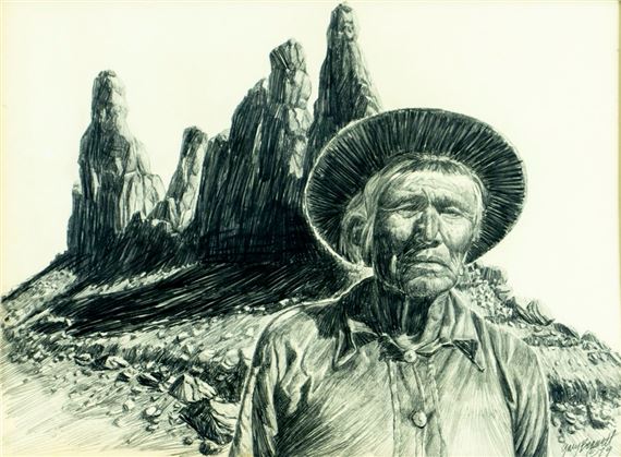 Portrait opf Inidan Man - Gary Bennett